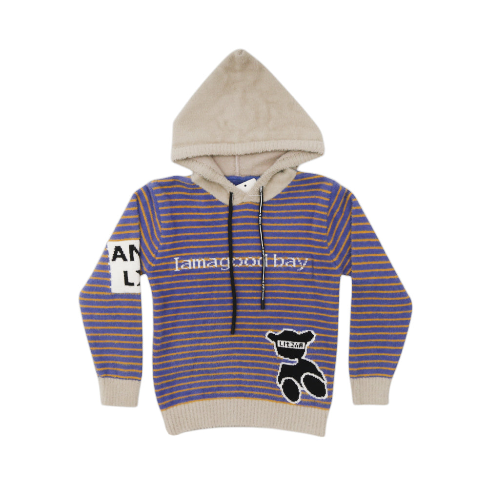 BOYS L/S SWEATER WITH HOOD 2117 MW-21 5-6 YEAR