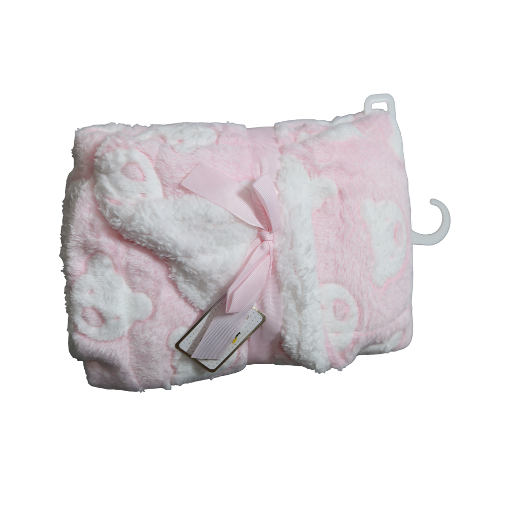 BABY FLEECE WRAPPING SHAWL HOODED IR CLBL34 MW-21