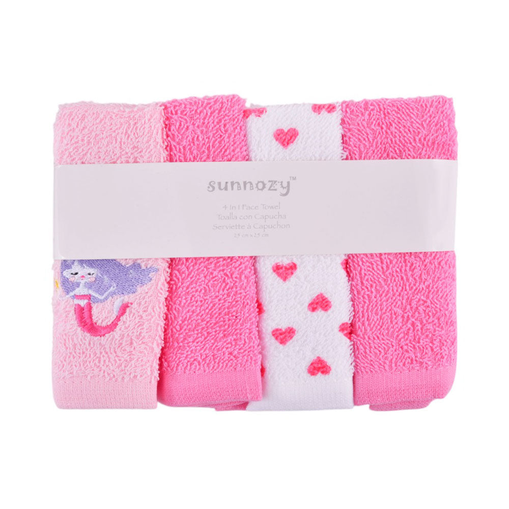 BABY FACE TOWEL 4PC SET IR CLTW033-A MW-21