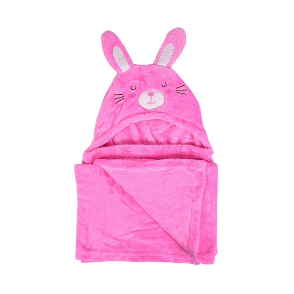 BABY FLEECE WRAPPING SHAWL HOODED IR 05051 MW-21