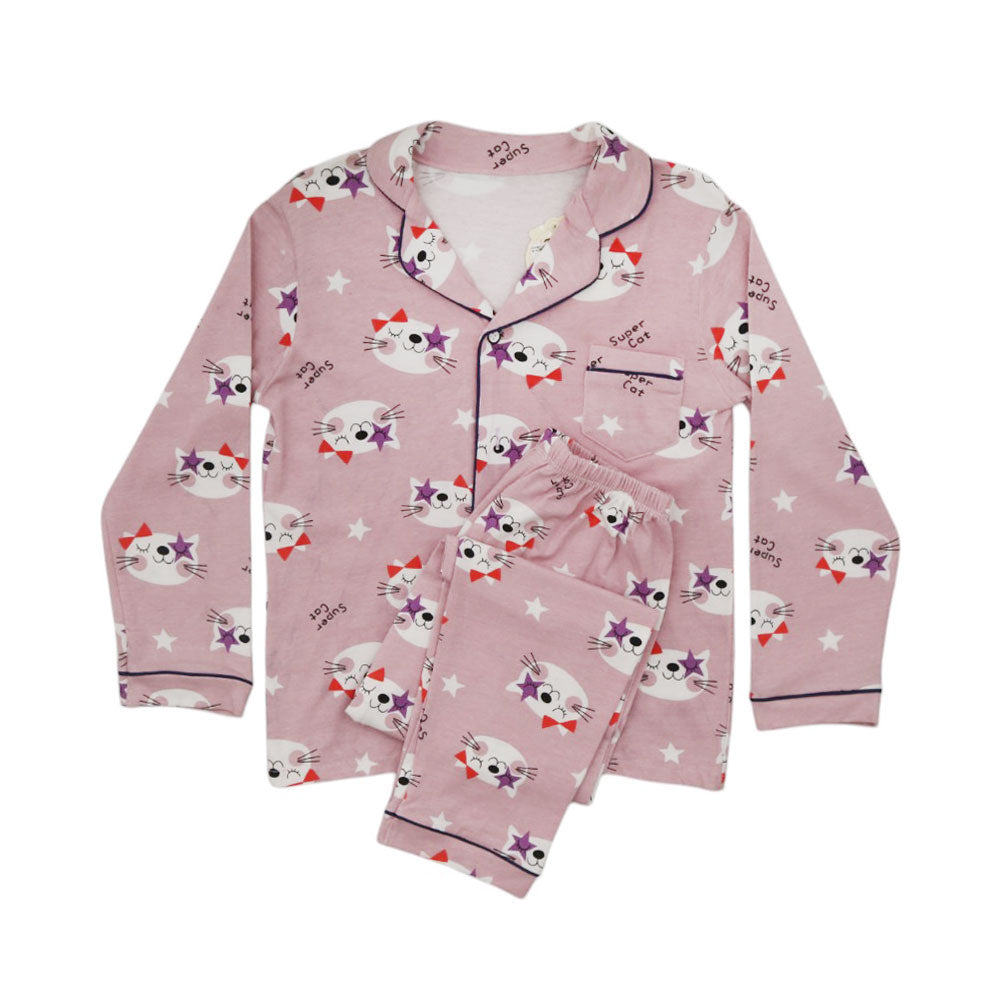 UNISEX L/S 2PC NIGHT SUIT IR F17 MW-21 150 8-9 YEAR