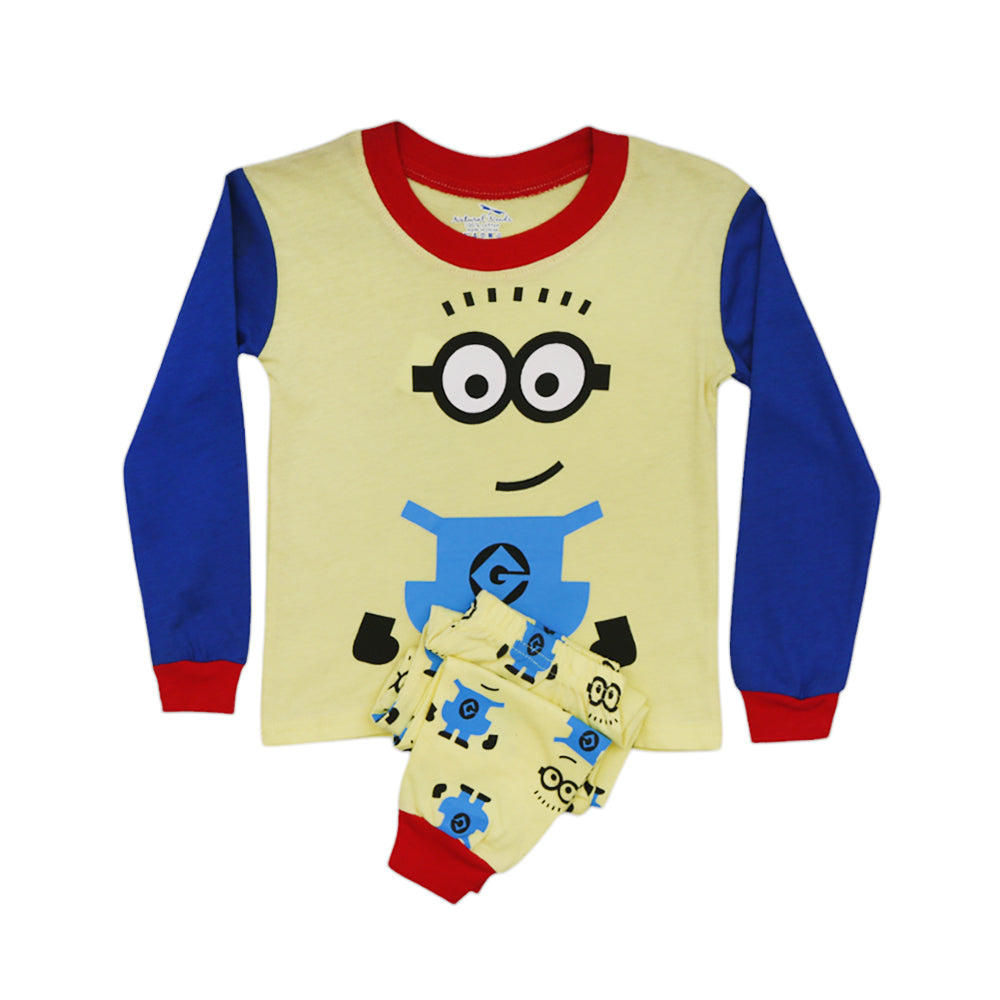 BOYS L/S 2PC NIGHT SUIT IR D15-A MW-21 2-3 YEAR