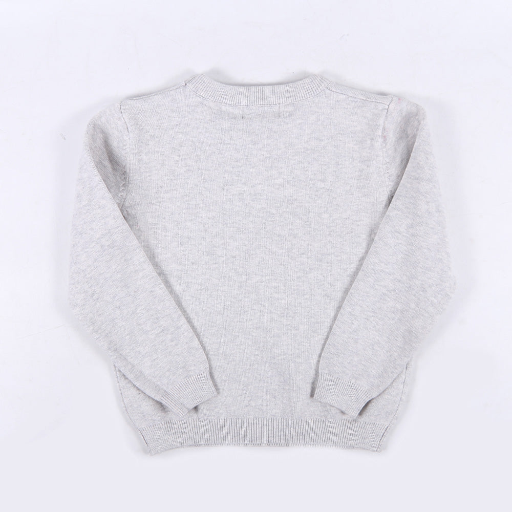 GIRLS L/S ROUND NECK SWEATER IR S-2106 MW-21 2-3 YEAR