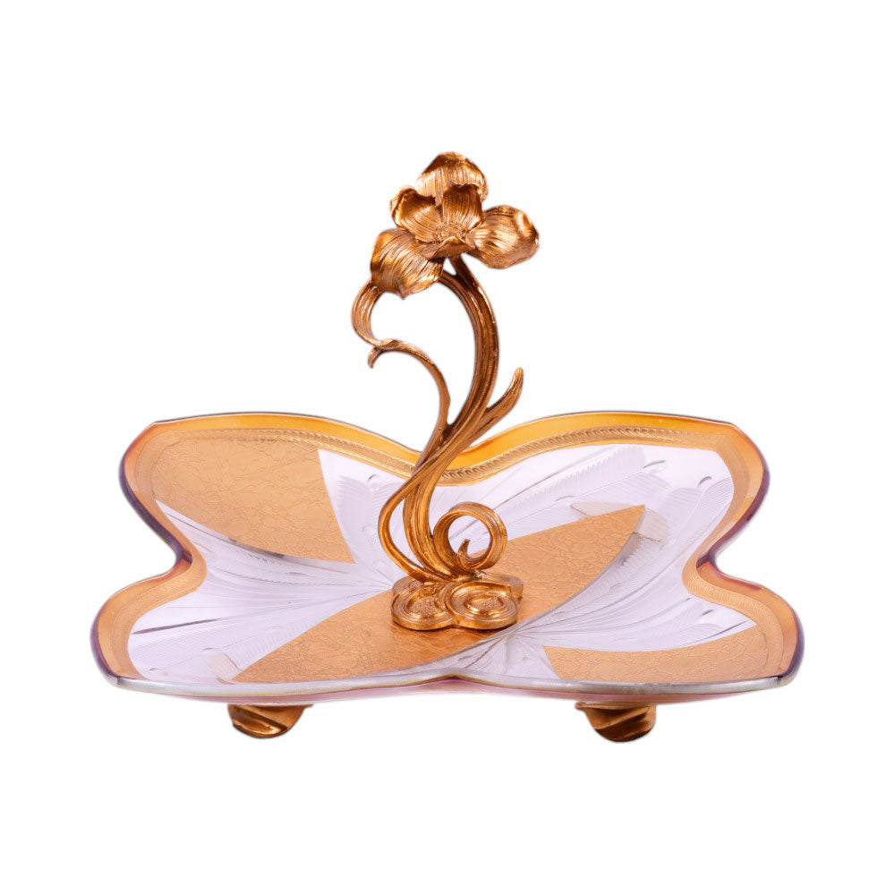 DISH CRYSTAL BRASS IR E8-PK018-1 JSA05-A19