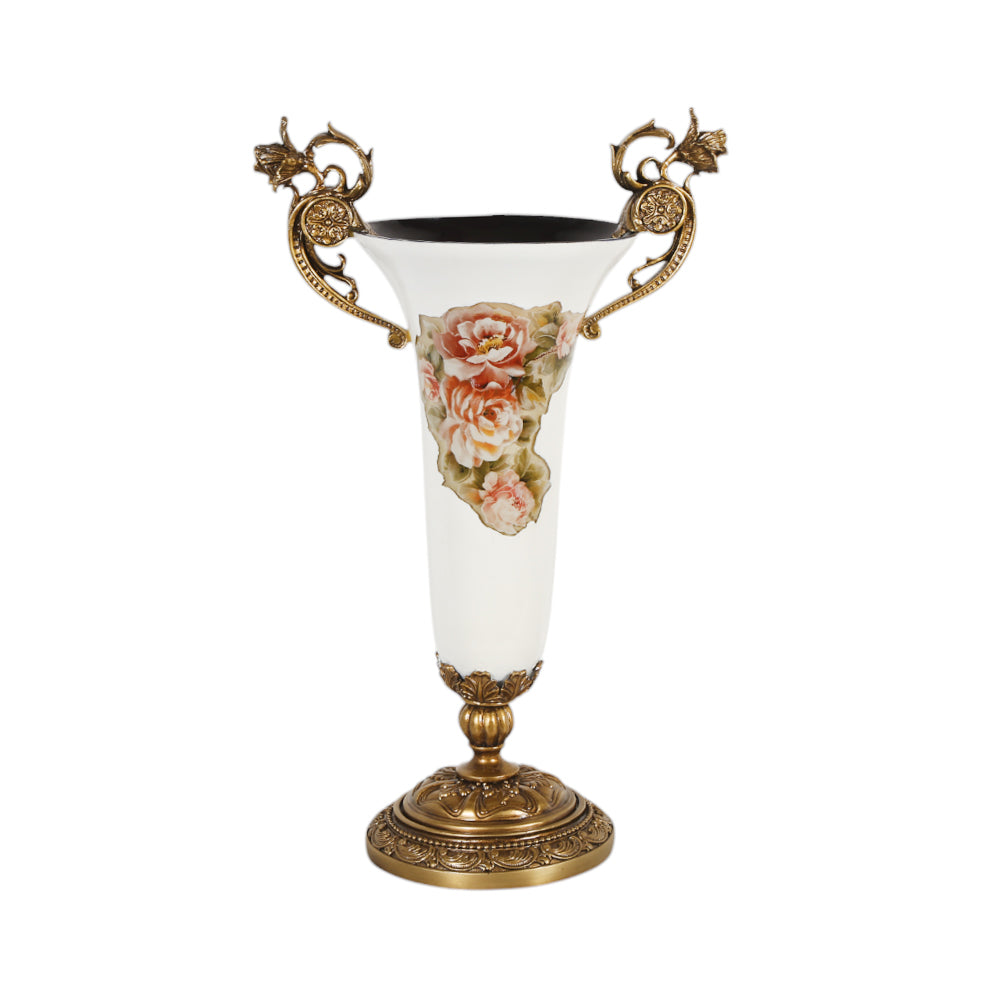 CANDLE STAND CRYSTAL BRASS IR E9-C6044-1 JSC03-D04-1