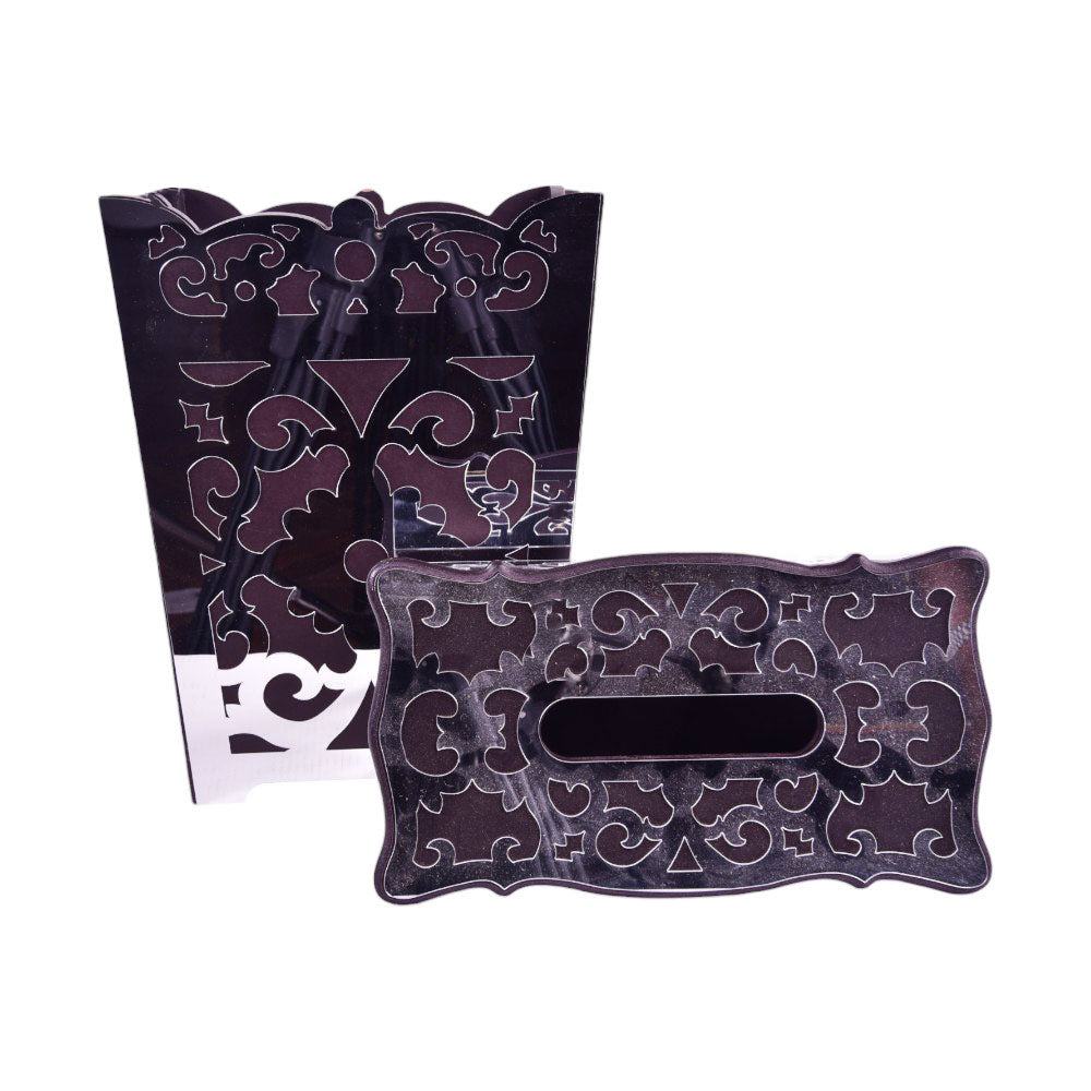 DUSTBIN & TISSUE BOX SET IR 2835-61