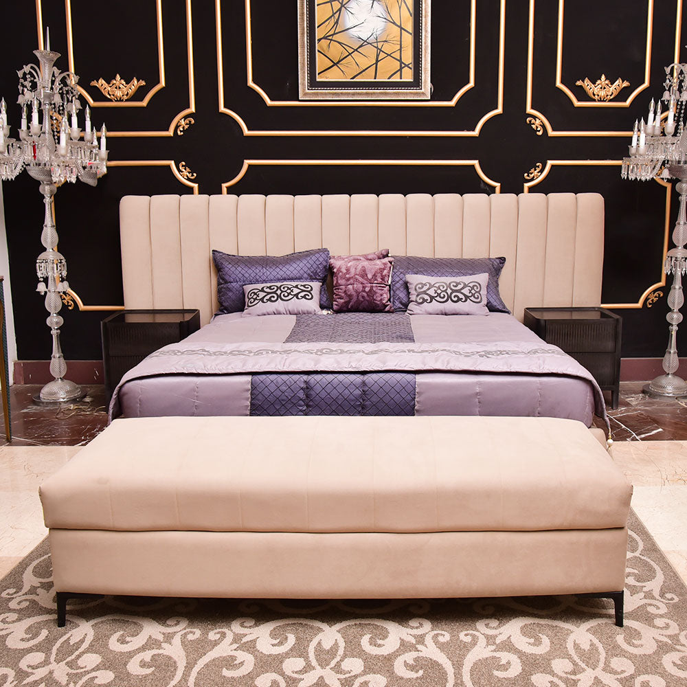 BED + 2 SIDE TABLES (IR)