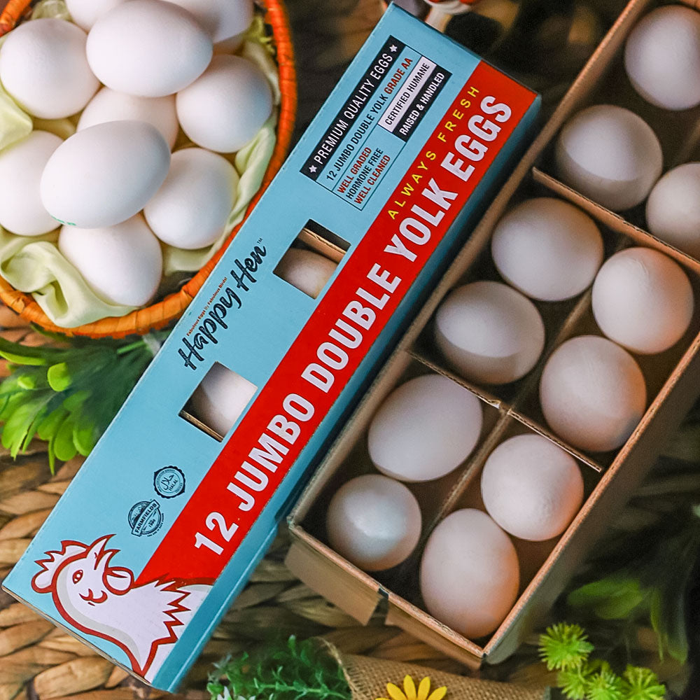 FF HAPPY HEN JUMBO CLASSIC EGGS 12 PCS