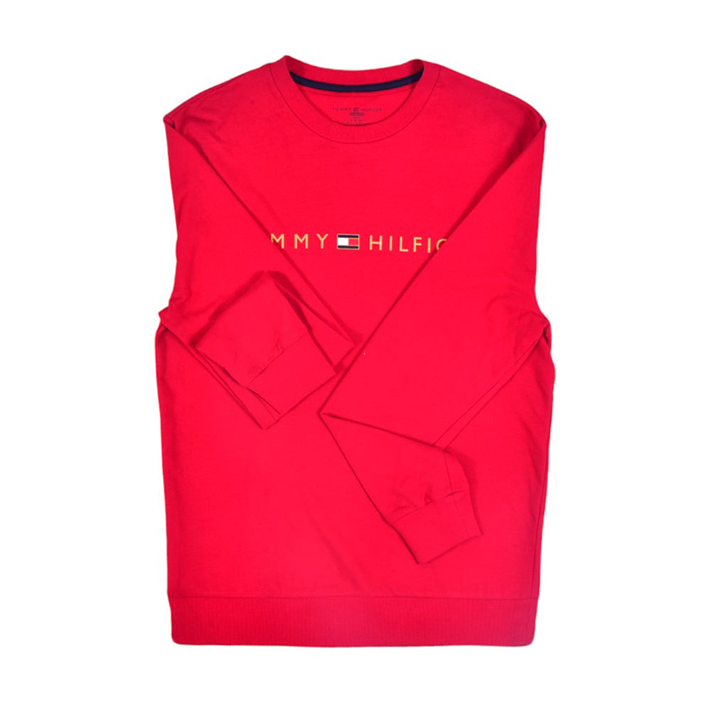 TH MEN L/S SWEAT SHIRT 09T3896 RED S (IR)