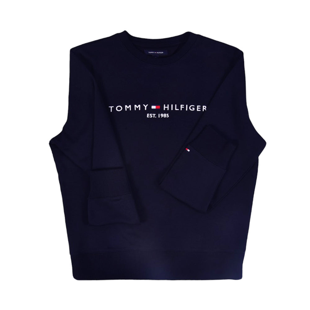 TH MEN L/S SWEAT SHIRT 78J6913-410 NVY M (IR)