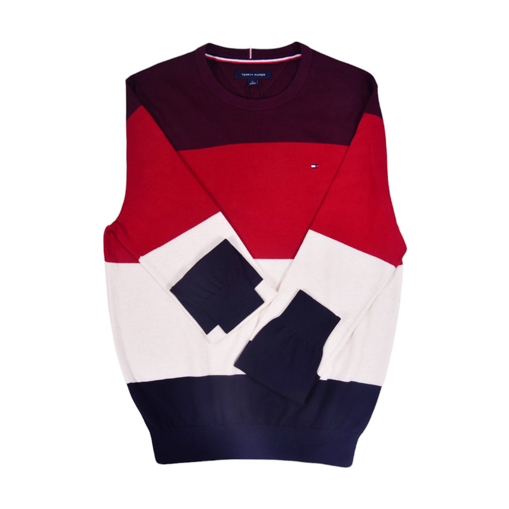 TH MEN L/S R-NECK SWEATER 78J6907-610 MUT (IR) M