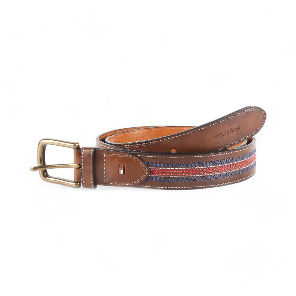 TH MEN BELT 11TL02X057 TAN 40 (IR)