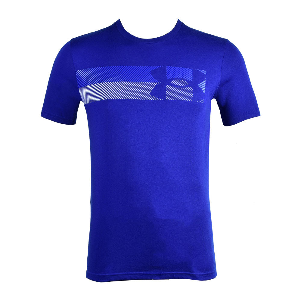 UA MEN S/S R-NECK SHIRT 1370518 R/BLW S (IR)