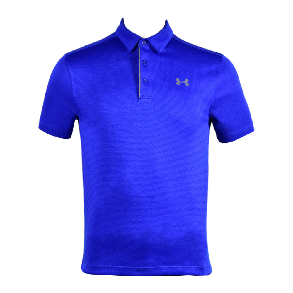 UA MEN S/S POLO 1290140 R/BLU S (IR)