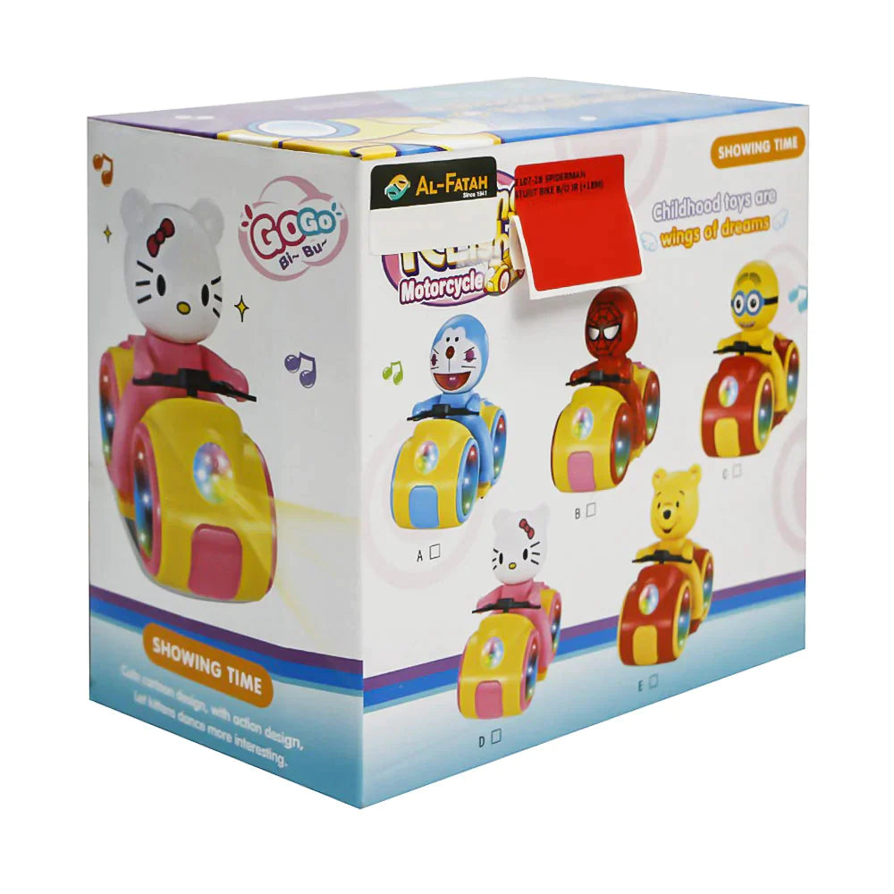 2107-2B SPIDERMAN STUNT BIKE B/O IR (+18M)