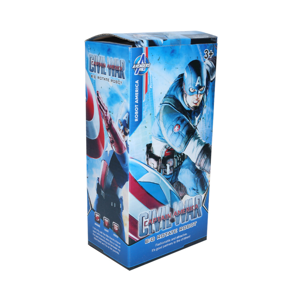 345-1A CAPTIAN AMERICA ROBOT B/O IR (3+ YEAR)