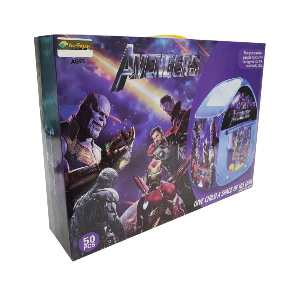 Kc01 Avengers Tent With 50 Balls Ir (3+ Year)