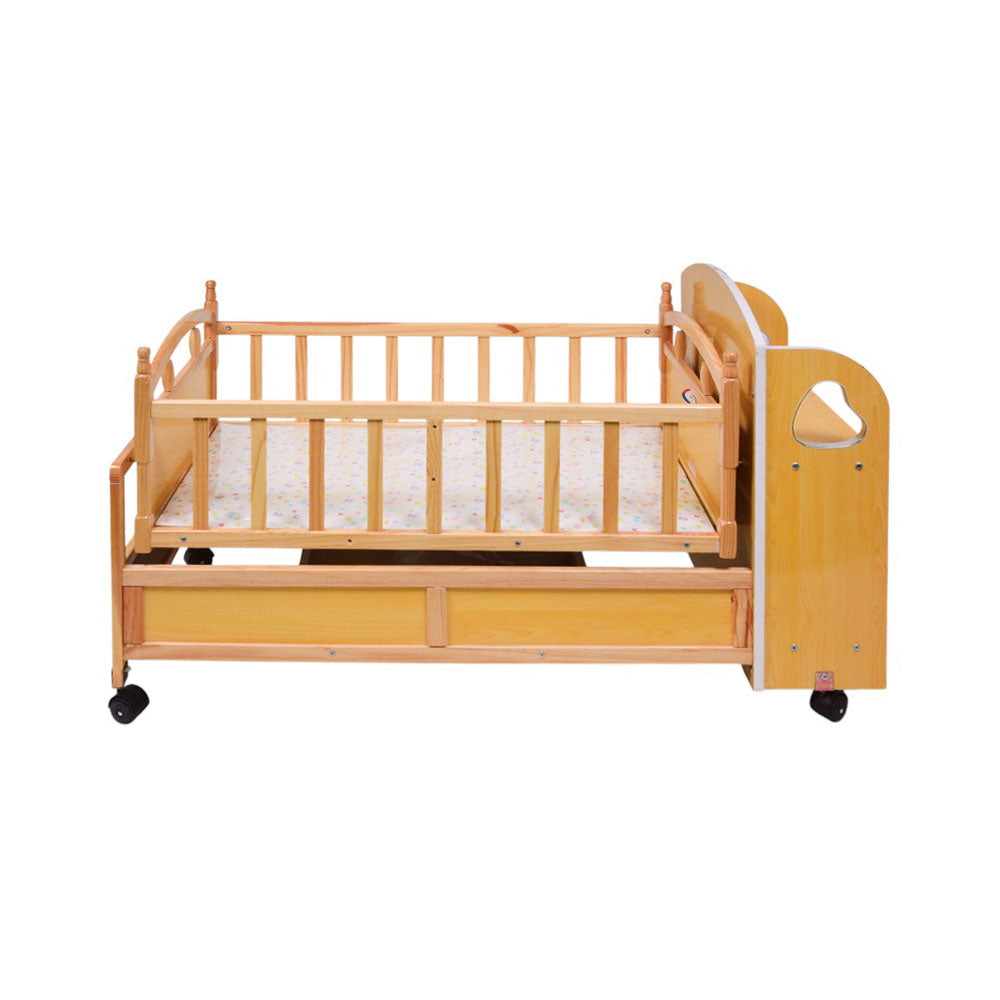 ST-222 BABY WOODEN CRADDLE D