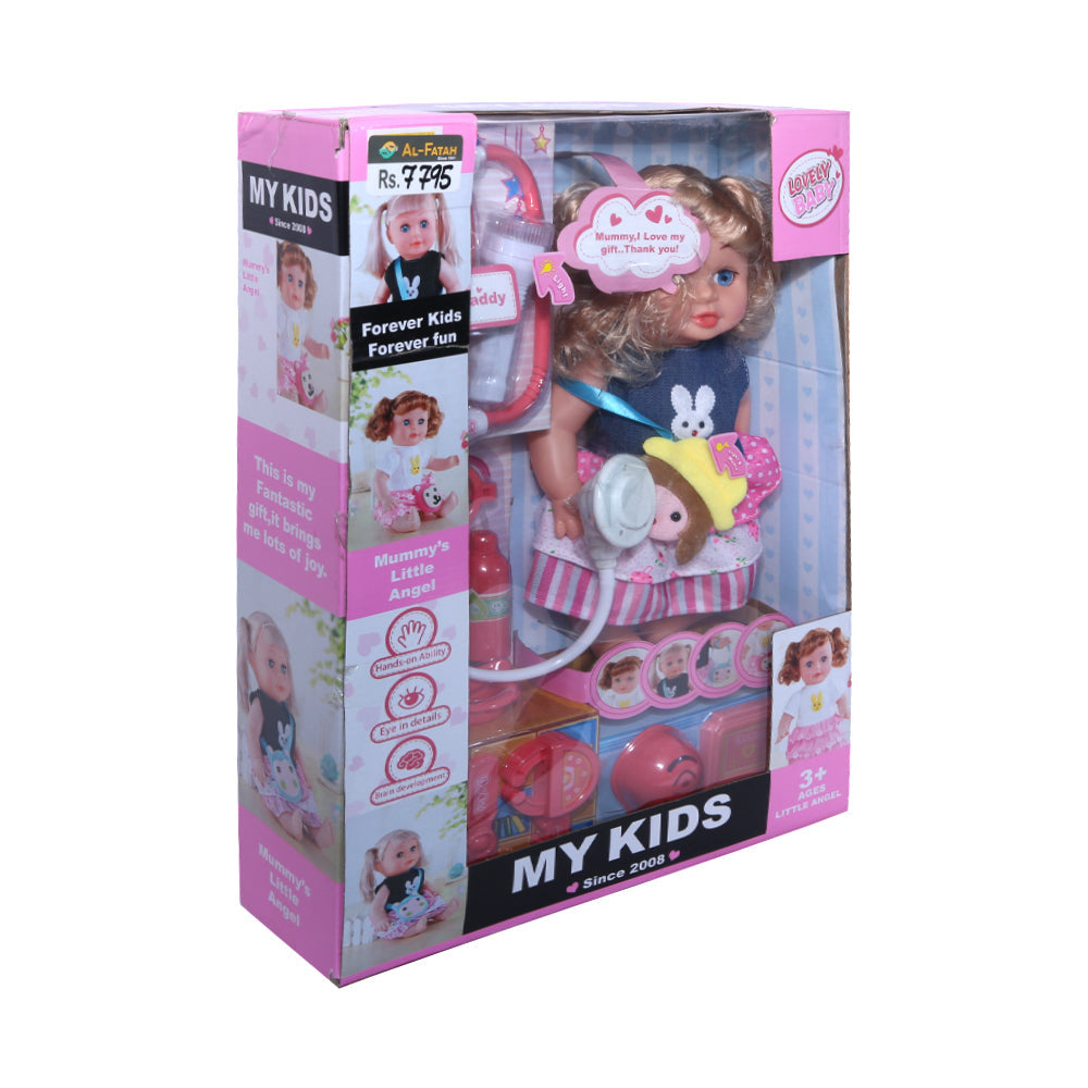 8121-01 LOVELY BABY DOCTOR DOLL SET D