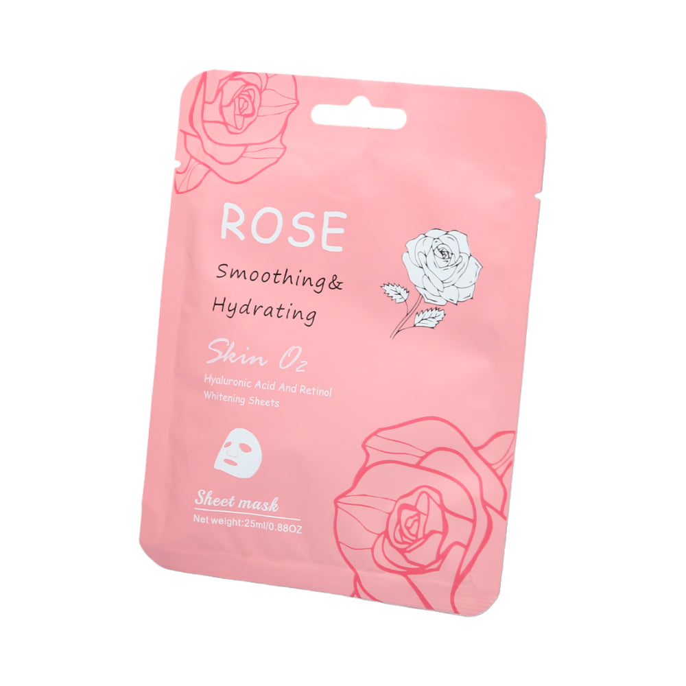 SKIN O2 ROSE SMOOTHING & HYDRATING FACE MASK 25 ML