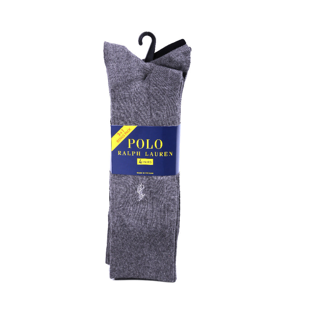 POLO DRESS SOCKS P-3 8667PK CHARH (IR)