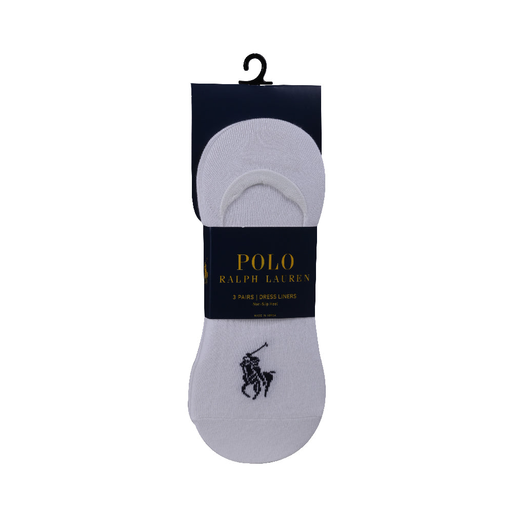 POLO LOAFER SOCKS P-3 8273PK WHT (IR)
