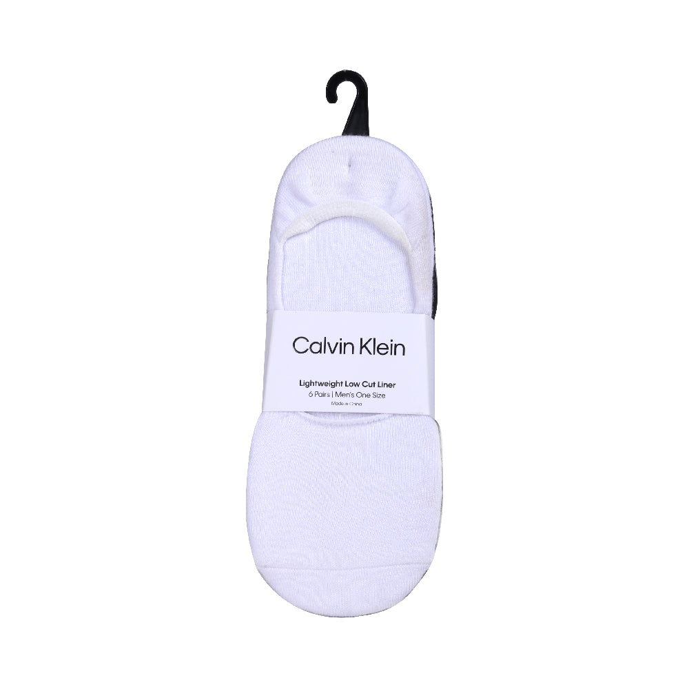 CK LOAFER SOCKS P-6 CVM213LN02003 WHT ASSO (IR)