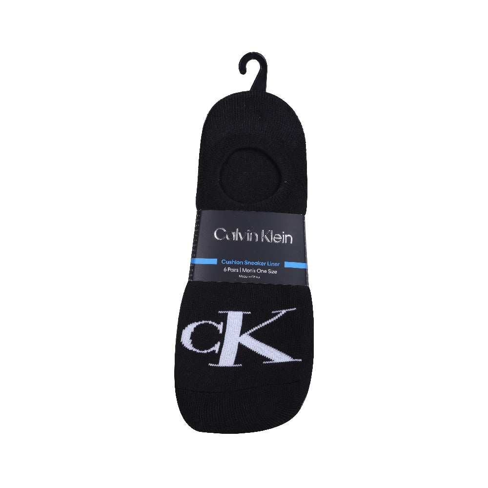 CK LOAFER SOCKS P-6 CVM211LN02001 BLK (IR)