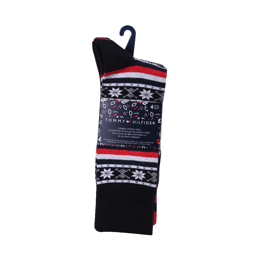 TH DRESS SOCKS P-4 THM203DR07001 BLK ASSO (IR)
