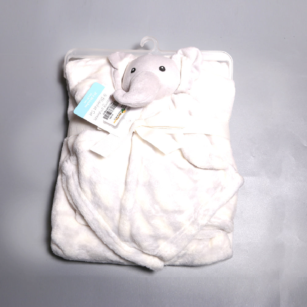 BABY FLEECE WRAPPING SHAWL HOODED IR MS-22 16506