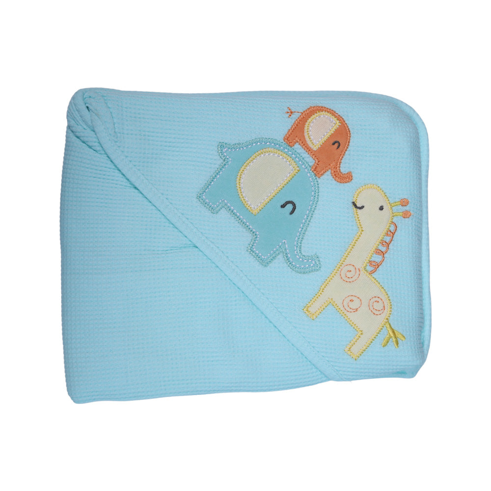 BABY COTTON WRAPPING SHEET HOODED IR CLBL65-D MS-22 S34-35