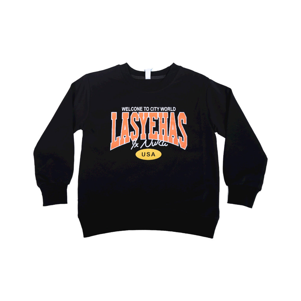BOYS L/S CREW NECK T-SHIRT MW-22 3-4 YEAR 83009