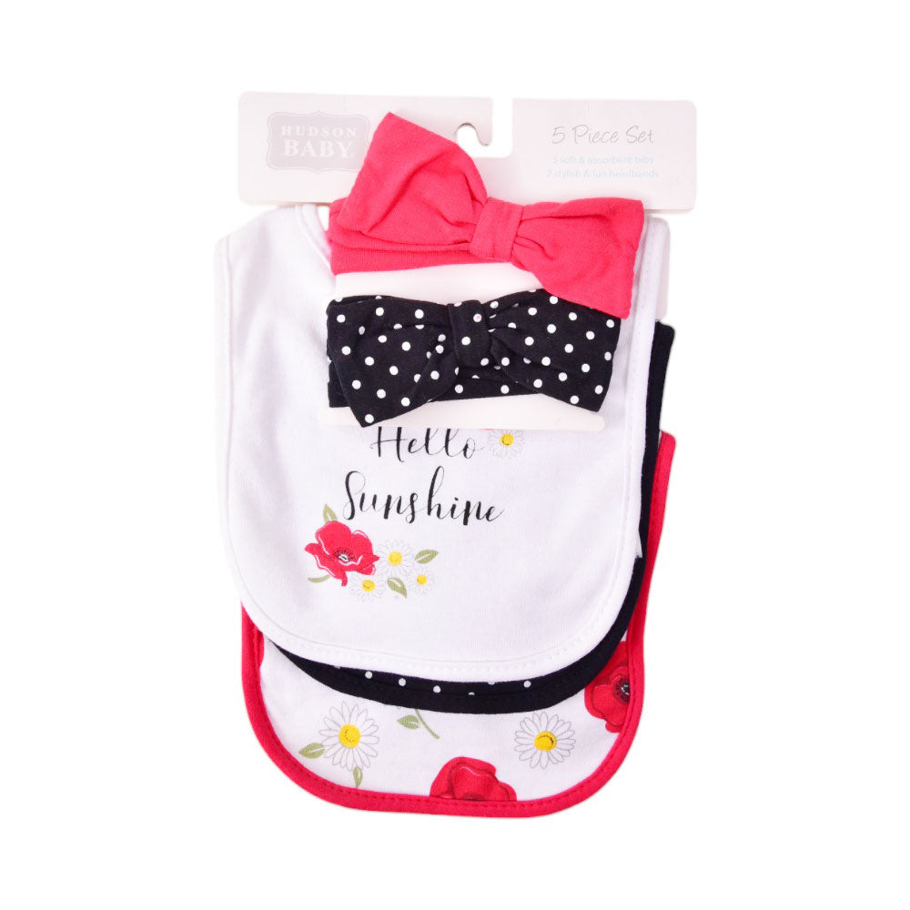BABY BIB 3PC WITH 2 HEAD BAND SET MW-22 CHI 17616