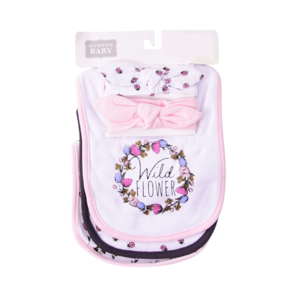 BABY BIB 3PC WITH 2 HEAD BAND MW-22 CHI 56192
