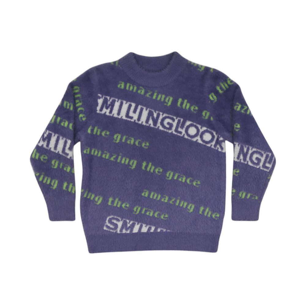 BOYS L/S ROUND NECK SWEATER MW-22 7-8 YEAR CHI TN-WH036