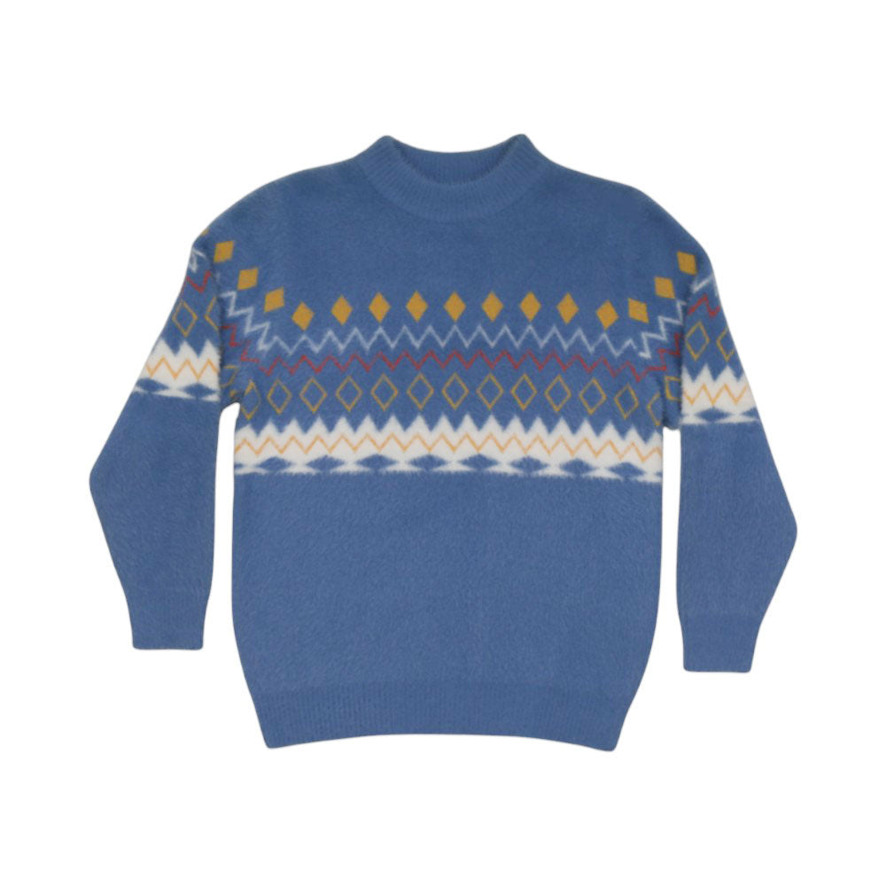 BOYS L/S ROUND NECK SWEATER MW-22 8-9 YEAR CHI TN-WH034