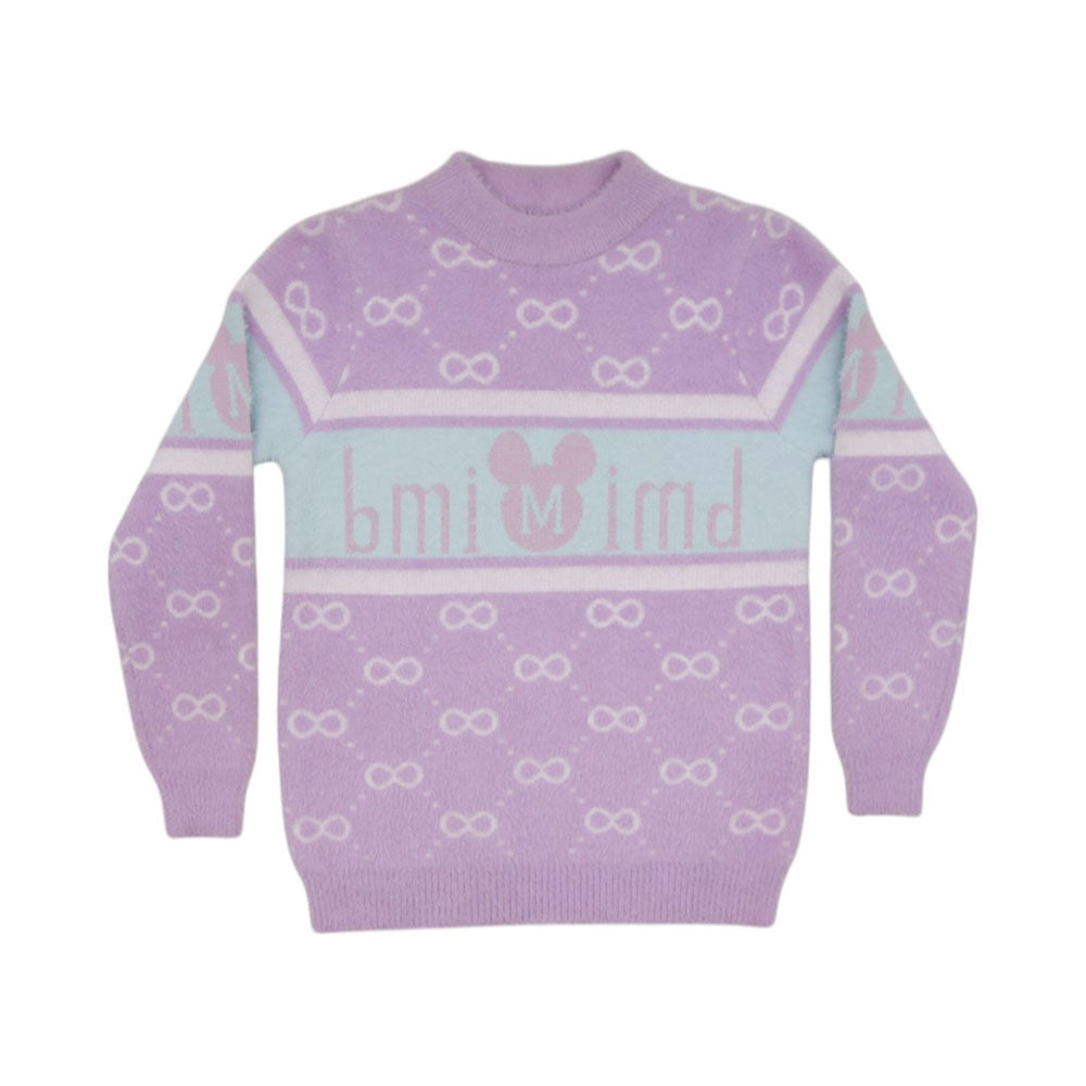 GIRLS L/S ROUND NECK SWEATER MW-22 10-11 YEAR CHI TN-8857