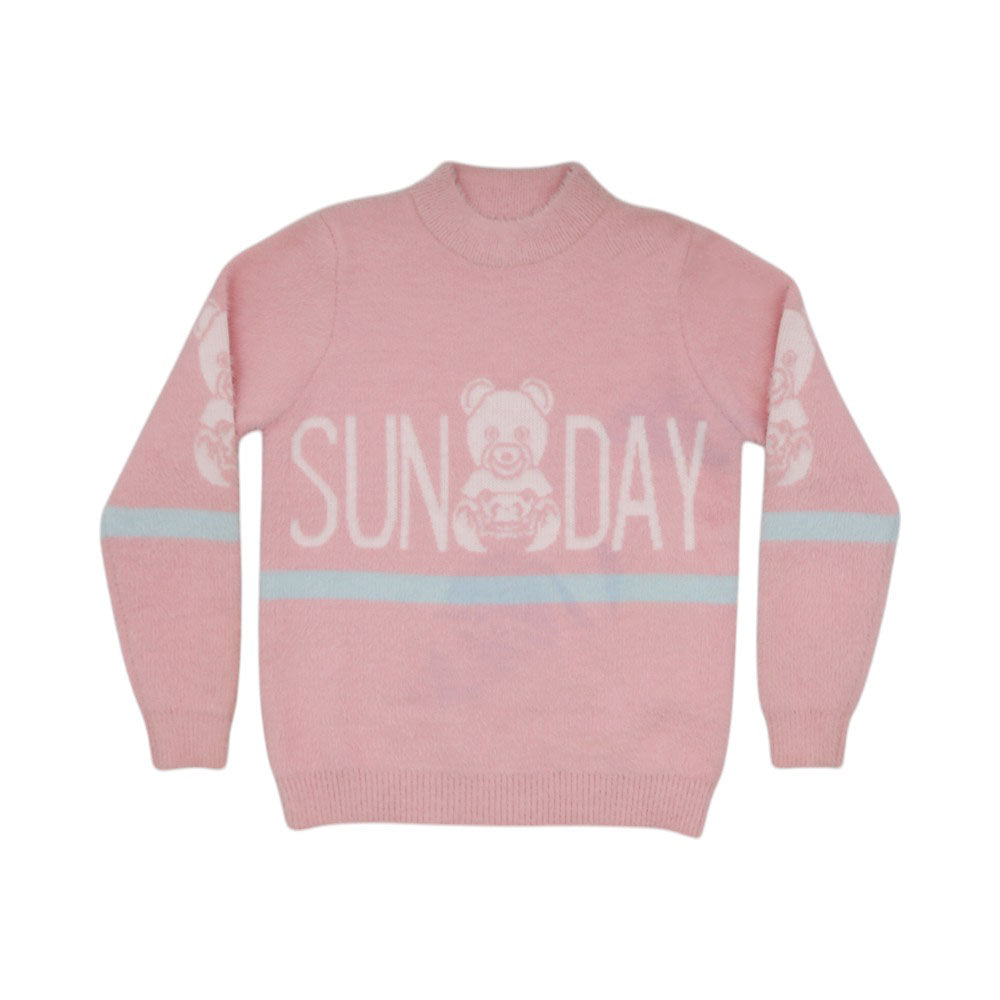 GIRLS L/S ROUND NECK SWEATER MW-22 10-11 YEAR CHI TN-8697