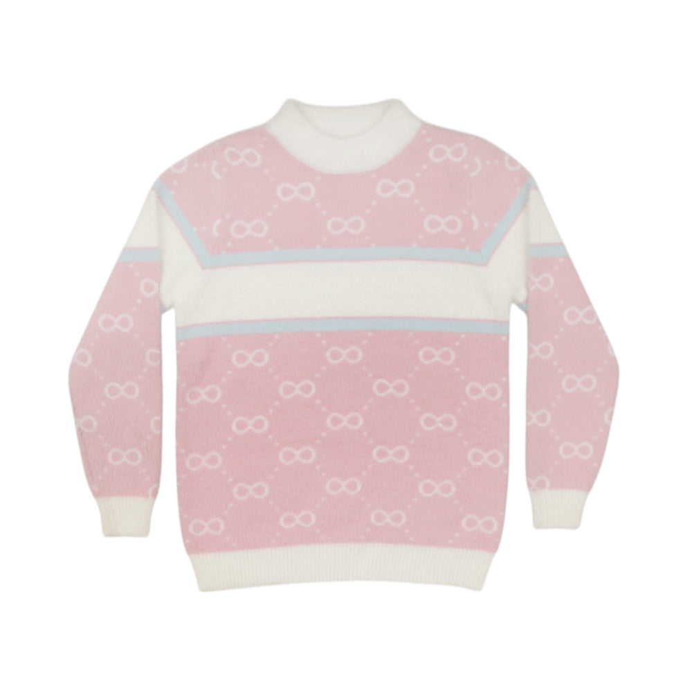 GIRLS L/S ROUND NECK SWEATER MW-22 10-11 YEAR CHI TN-8876