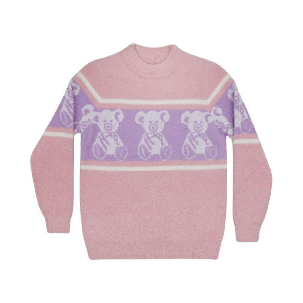 GIRLS L/S ROUND NECK SWEATER MW-22 9-10 YEAR CHI TN-8842