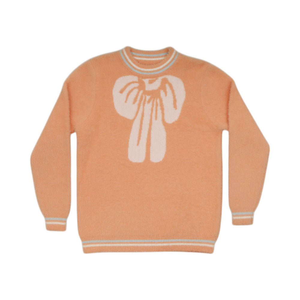 GIRLS L/S ROUND NECK SWEATER MW-22 11-12 YEAR CHI TN-8875