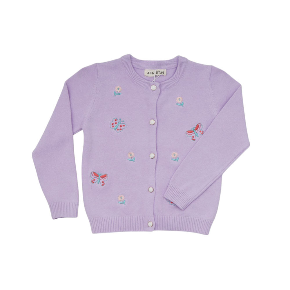 GIRLS L/S CARDIGON SWEATER MW-22 3-4 YEAR CHI 9903