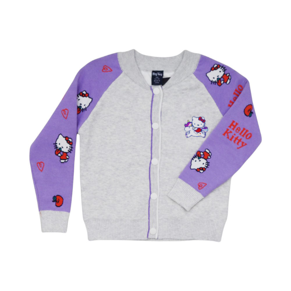 GIRLS L/S CARDIGON SWEATER MW-22 4-5 YEAR CHI T2272 T2274