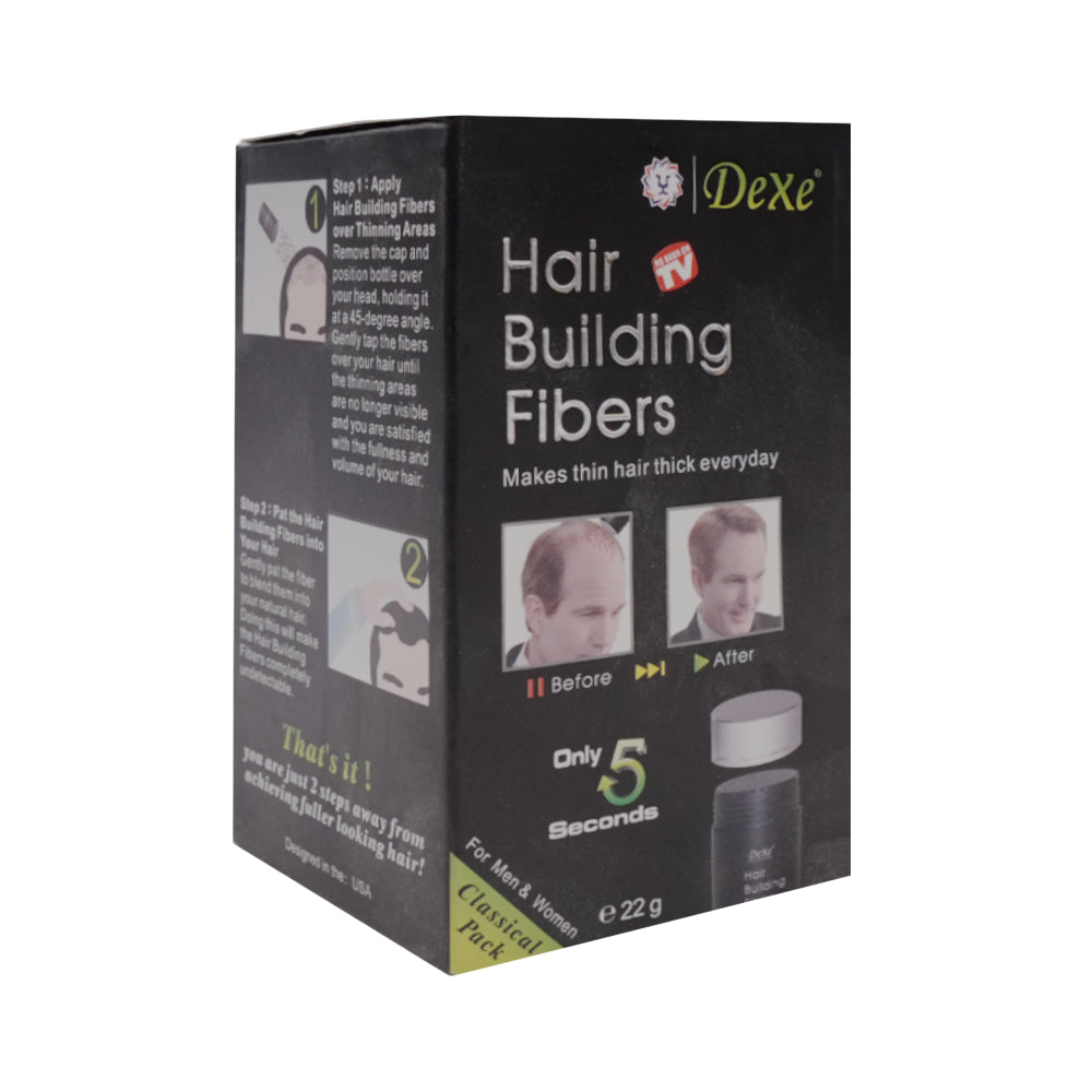 DEXE HAIR BUILDING FIBERS MEDIUM BROWN NO4 22 GM