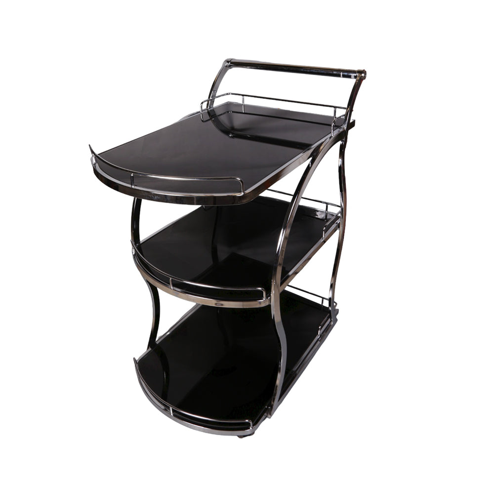 Tea Trolley Ir Silver D528 A+B+C