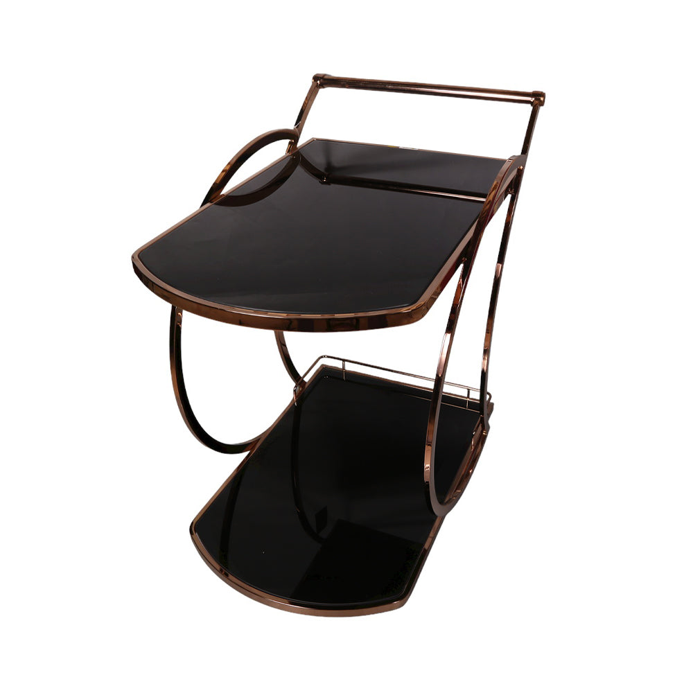 Tea Trolley Ir Rose Gold D237A A+B