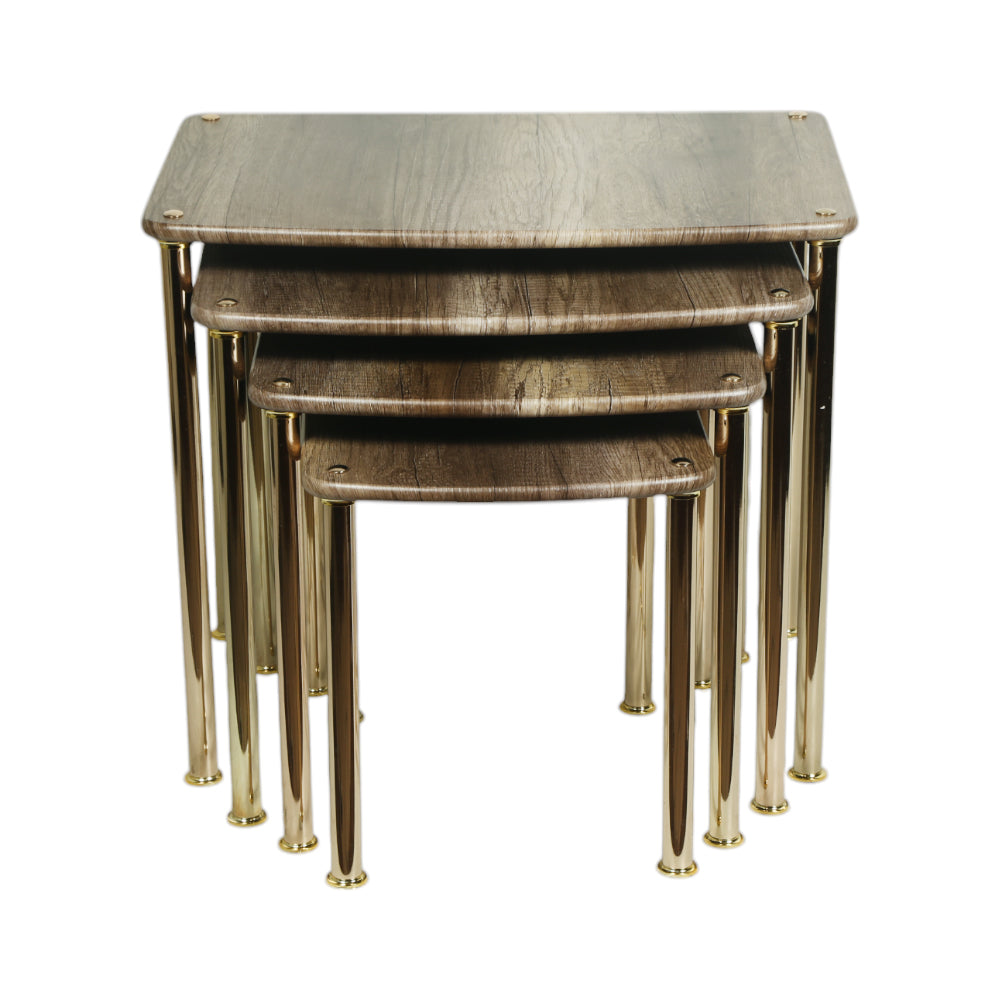 TEABLE SET 4PC KHAKI GOLD