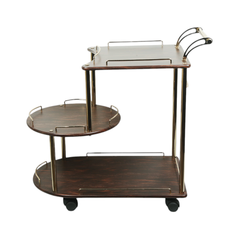 BAGGI TEA TROLLEY TIGER GOLDEN