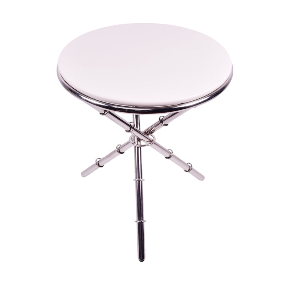ROUND TABLE S.S ITALIAN STYLE WHITE