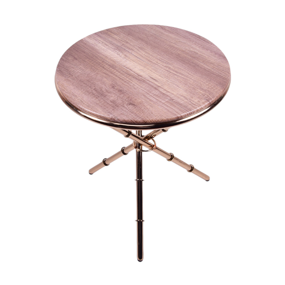 ROUND TABLE GOLDEN ITALIAN STYLE KHAKI
